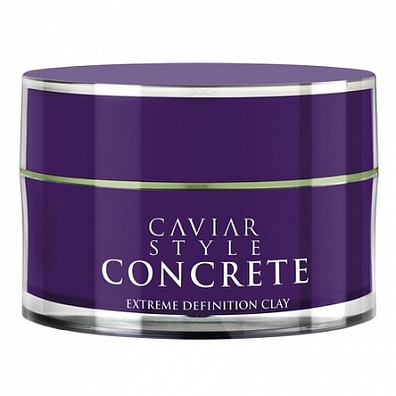 Дефинирующая глина для подвижной фиксации CONCRETE Caviar Style Alterna Профессиональный домашний уход в салонах красоты Облака