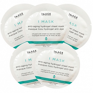 Омолаживающая гидрогелевая маска I MASK anti-aging hydrogel sheet mask Профессиональный домашний уход в салонах красоты Облака